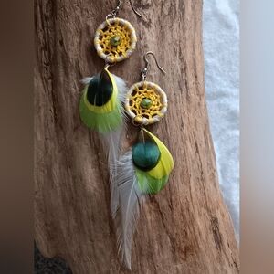 Dream catcher earrings